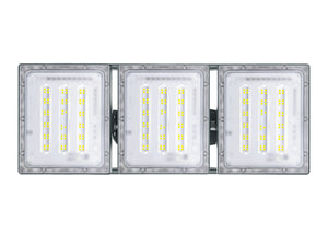 STASUN LED Flood Light Outdoor, 150W 15000lm 3000K Warm White IP66 Waterproof, Commercial Parking Lot Light,3 Heads for Yard Street Stadium House Floodlight Bright Security Lights for Outdoor Area