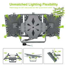 Load image into Gallery viewer, LED Flood Light Outdoor, STASUN 150W 15000lm 6000K Daylight White IP66 Waterproof, Stadium Lighting Commercial Parking Lot Light, Gray
