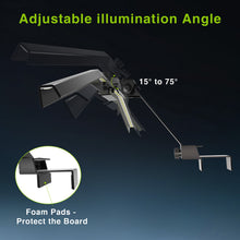 Load image into Gallery viewer, STASUN LED Dartboard Light, Foldable Dartboard Lighting System for The Entire Board, Professional Dart Accessories with Adjustable Angle and Brightness, No Side Glare
