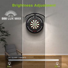 Load image into Gallery viewer, STASUN LED Dartboard Light, Foldable Dartboard Lighting System for the Entire Board, Professional Dart Accessories with Adjustable Angle and Brightness, No Side Glare
