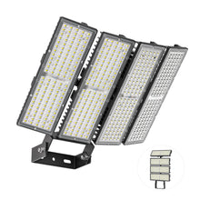 Load image into Gallery viewer, LED 400W Parking Lot Light, Outdoor Street Light, Optional Photocell 60,000LM, POLE MOUNT / WALL MOUNT, 2-Head Adjustable, 360° Rotation &amp; 120° Tilt, Horizontal/Vertical Mount, IP66, 100–277V, ETL, Hardwired（副本）
