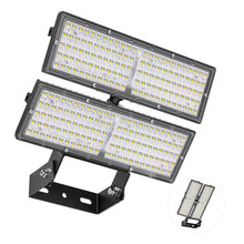 Load image into Gallery viewer, LED 200W Parking Lot Light, Outdoor Street Light, Optional Photocell 30,000LM, POLE MOUNT / WALL MOUNT, 2-Head Adjustable, 360° Rotation &amp; 120° Tilt, Horizontal/Vertical Mount, IP66, 100–277V, ETL, Hardwired
