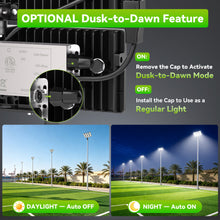 Load image into Gallery viewer, LED 400W Parking Lot Light, Outdoor Street Light, Optional Photocell 60,000LM, POLE MOUNT / WALL MOUNT, 2-Head Adjustable, 360° Rotation &amp; 120° Tilt, Horizontal/Vertical Mount, IP66, 100–277V, ETL, Hardwired（副本）
