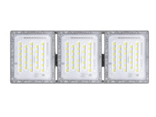 Load image into Gallery viewer, STASUN LED Flood Light Outdoor, 300W 30000lm 3000K Warm White IP66 Waterproof, Commercial Parking Lot Light,3 Heads for Yard Street Stadium House Floodlight Bright Security Lights for Outdoor Area
