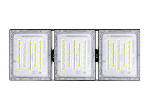STASUN LED Flood Light Outdoor, 300W 30000lm 3000K Warm White IP66 Waterproof, Commercial Parking Lot Light,3 Heads for Yard Street Stadium House Floodlight Bright Security Lights for Outdoor Area