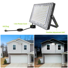 Load image into Gallery viewer, STASUN 300W Flood Lights Outdoor, 30000lm Bright LED Work Light with Plug and Switch, 6000K Daylight White LED Flood Light Outdoor, IP66 Waterproof Security Lights for Yard Garage Stadium
