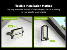 Load image into Gallery viewer, Pro 6 Series 200W 30,000LM LED Flood Light Outdoor, ETL Certified, 100V–277V, 5000K Daylight, IP66 Waterproof Floodlight for Driveway Backyard Sports Court Riding Arena Parking Lot Stadium
