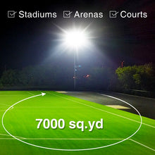Load image into Gallery viewer, STASUN 600W 90000LM LED Stadium Flood Lights, Professional Grade Security Lights, Energy-Efficient, and Long-Lasting 5000K for Yard, Stadium, Courts, Commercial, Parking Lot
