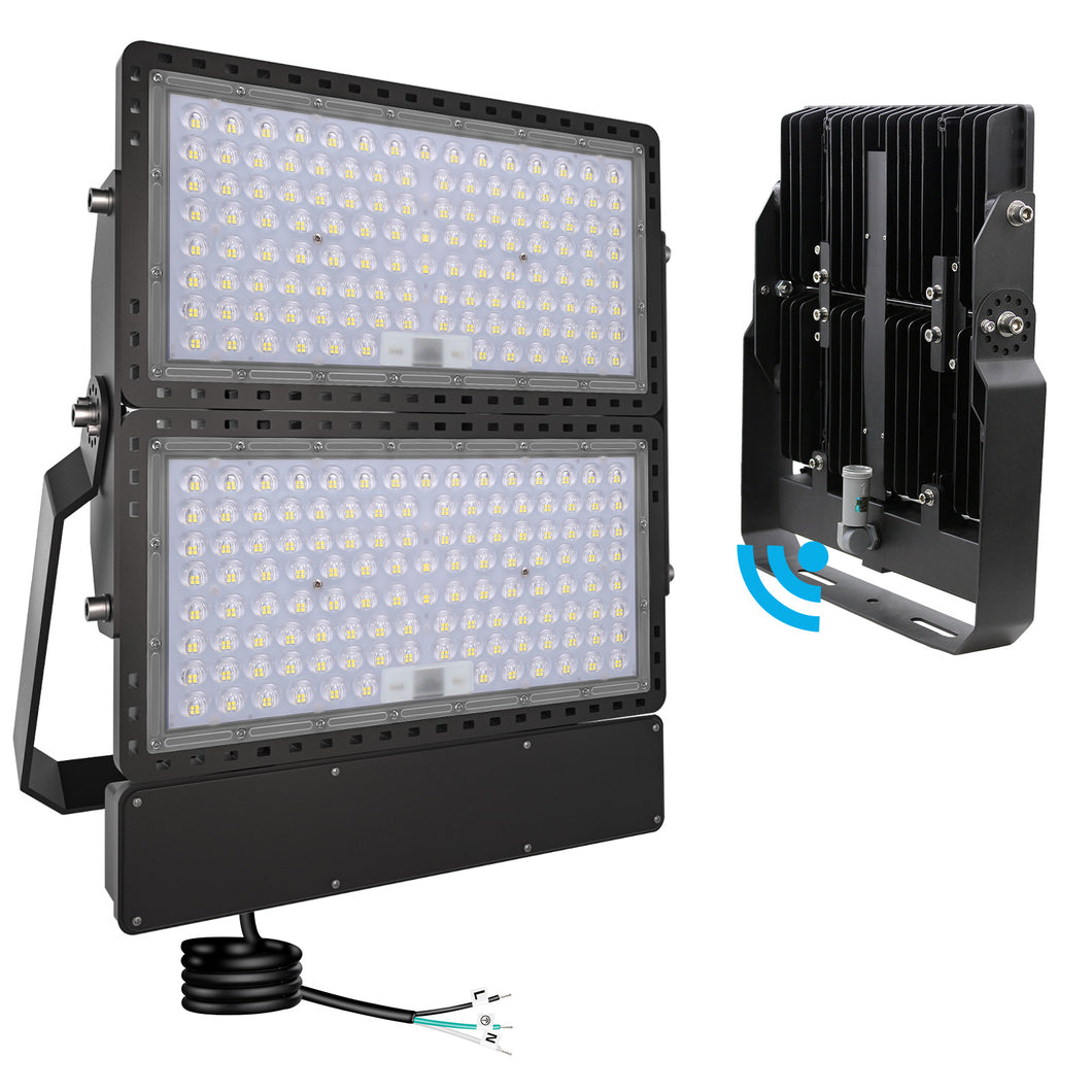 STASUN 600W 90000LM Dusk to Dawn LED Stadium Flood Lights - Photocell, Professional Grade Security Lights, Energy-Efficient, 5000K for Yard, Stadium, Courts, Commercial, Parking Lot