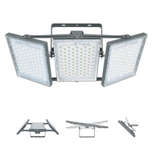 Load image into Gallery viewer, LED Flood Light Outdoor, STASUN 750W 75000lm 6000K Daylight White IP66 Waterproof, Stadium Lighting Commercial Parking Lot Light, Gray

