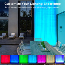 Load image into Gallery viewer, STASUN 40Inch RGBW Ocean Wave Light, Colorful Water Ripple Light Projector with Music Sync, Dynamic Wave Effects, and Romantic Ambiance for Indoor and Outdoor
