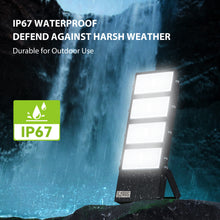 Load image into Gallery viewer, STASUN 1200W LED Stadium Lights Outdoor – Ultra Series High Power, ETL Certified, 180000LM, 5000K Daylight, 30° Beam, 100-277V, IP67 Waterproof Flood Lights for Arena, Sports Field, Parking Lot
