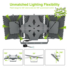 Load image into Gallery viewer, LED Flood Light Outdoor, STASUN 900W 90000lm 6000K Daylight White IP66 Waterproof, Stadium Lighting Commercial Parking Lot Light, Gray
