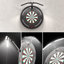 Load image into Gallery viewer, STASUN LED Dartboard Light, Foldable Dartboard Lighting System for The Entire Board, Professional Dart Accessories with Adjustable Angle and Brightness, No Side Glare
