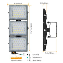 Load image into Gallery viewer, [Dimmable] STASUN 150W LED Flood Light, 5000K, Black
